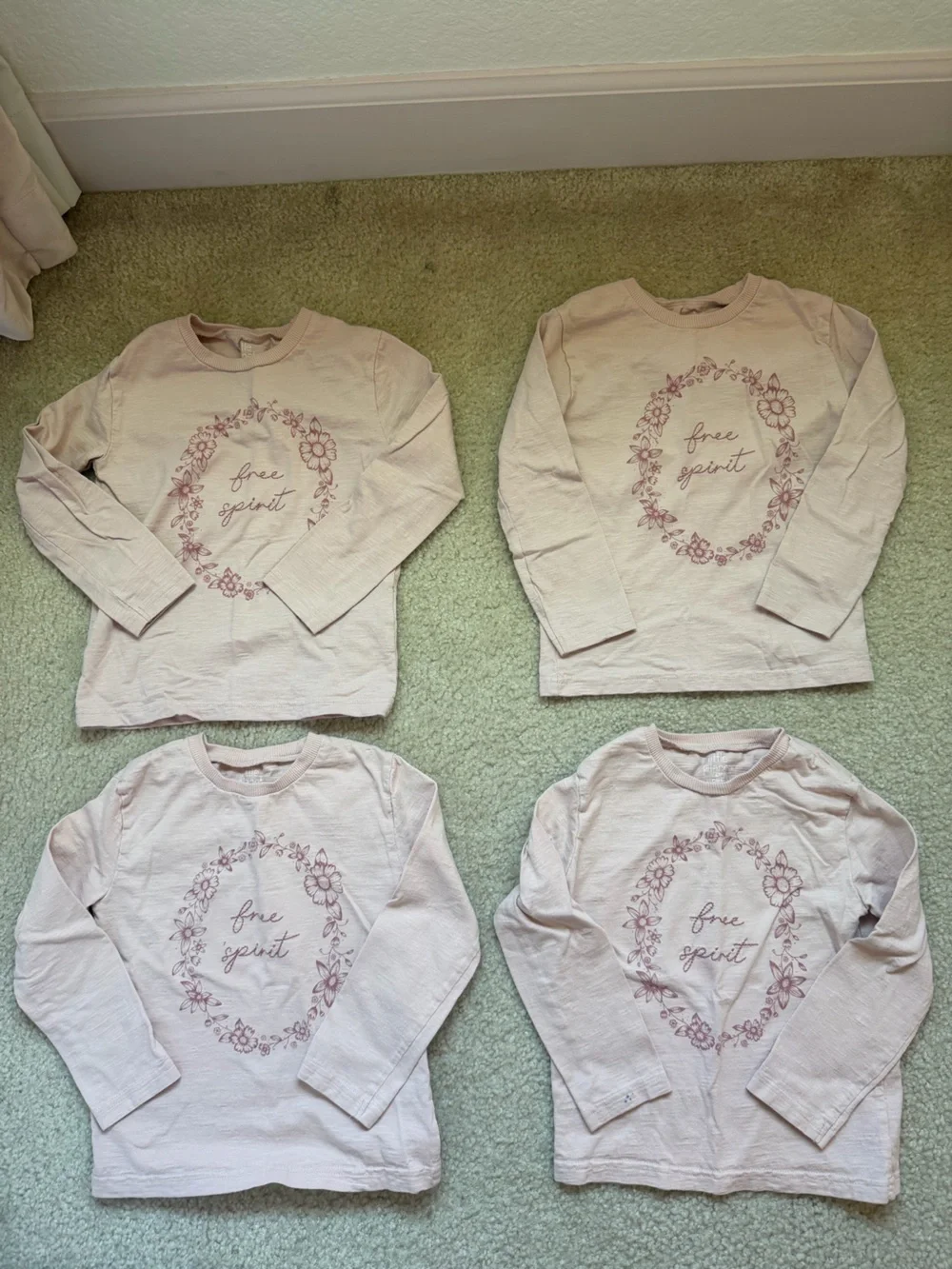 Lot of Girls Organic Little Planet Leggings and Tops 4T
